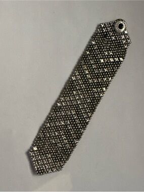 SG liquid metal by Sergio Gutierrez mesh band cuff Bracelet 7.5